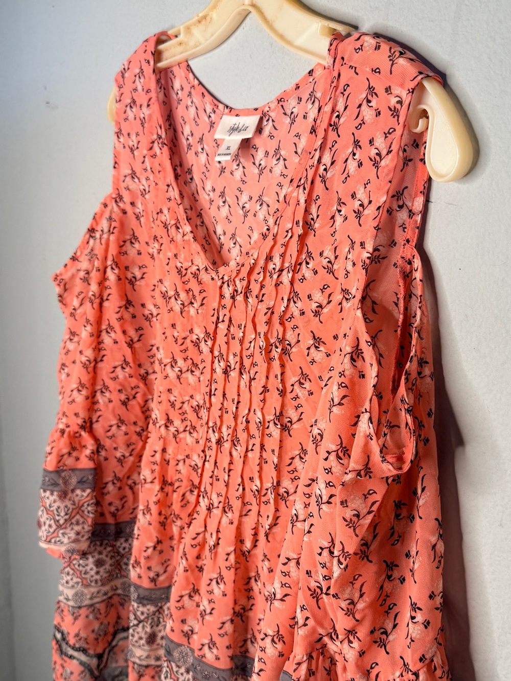 Style & Co. Cold Shoulder Top - Picture 5 of 8